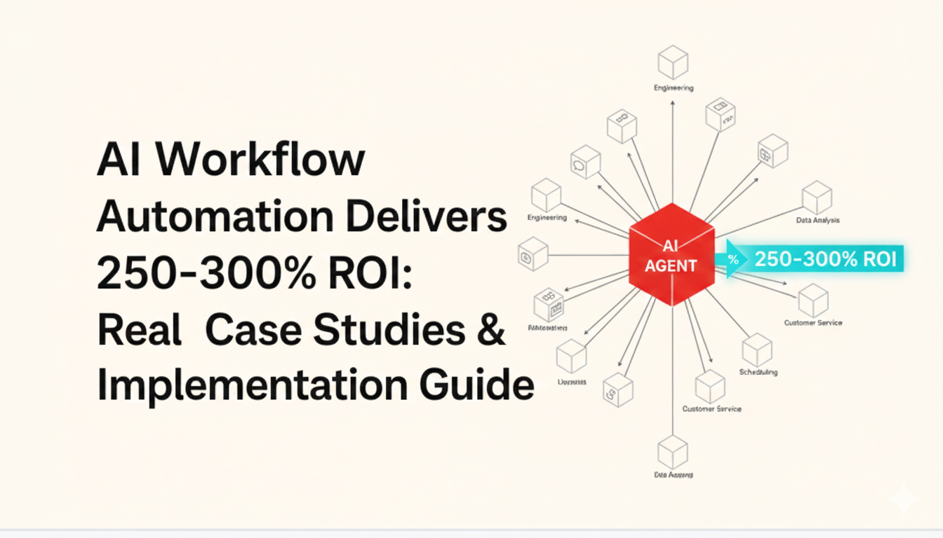 AI Workflow Automation ROI: 250-300% Returns | Real Case Studies & Guide